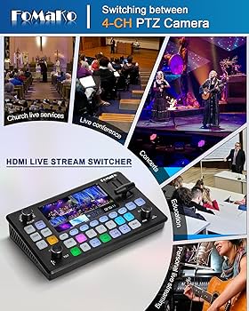 Amazon.co.jp: FoMaKo ビデオミキサースイッチャー ライブ